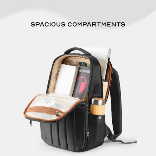 Image of Assembly Rover Laptop Backpack for Men Women 15.6 Inch Travel Office Bag with Rain Cover Trolley Sleeve
