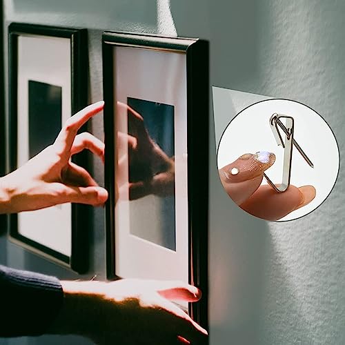 Image of 136 PCS Heavy Duty Wall Hanger Hanging Photo Wall Hardware Kits Picture Hanging Frame Hooks Metal