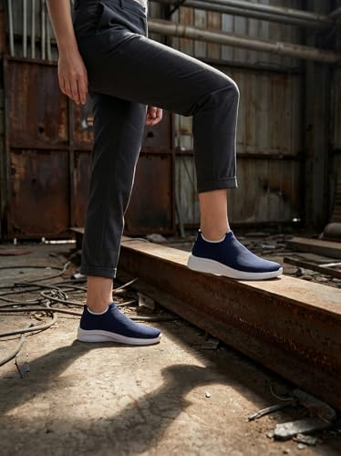Image of vibdiv Pull-on Shoes Women Sock Sneakers Casual Lightweight Walking Jogging Yoga Indoor Outdoor Travel