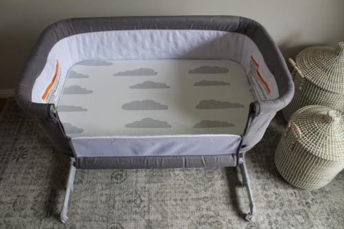 Image of Baby Bassinet Mattress Topper, Waterproof Replacement Pad with Removable & Washable Mattress Covers (for Mika Micky /ANGELBLISS /Koolerthings)