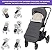 Bunting Bag for UPPAbaby Vista, V2, V3, Cruz, V2, V3 RumbleSeat, V2, V3 Ridge, Minu Strollers, Warm and Ultra-Plush Waterproof Stroller Footmuff, Extendable Winter Stroller Cover, Sleeping Bag