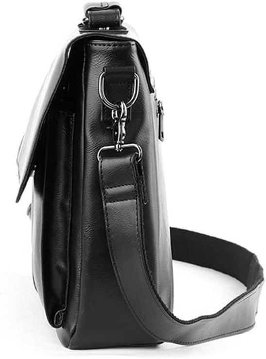 Men Crossbody Designer Handbag Real Leather Briefcase Shoulder Sling Bags