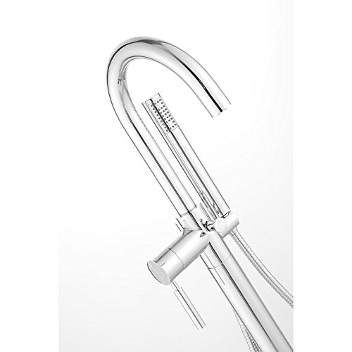 Ove Decors Athena Freestanding Bath Faucet for any Freestanding Bathtub, Chrome - Thumbnail 6
