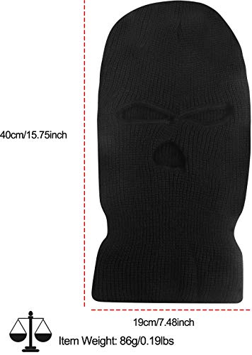 iMounTEK Knitted Full Face Winter Skiing Balaclava Mask. Windproof Cold Weather Thermal Hood Face Mask, Neck Gaiter Warmer & Motorcycle Helmet Liner for Snowboard/Outdoor Sports/Cycling/Motorcycle