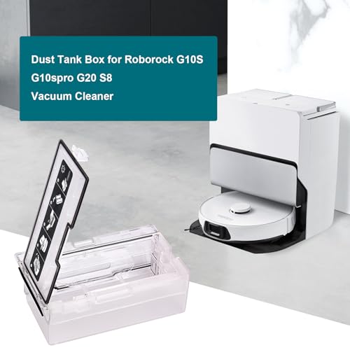 Image of Dust Bin Box for Roborock G10S G10spro G20 S8 Vacuum Cleaner - Waste Dustbin Box Replacement Accessories Spare Parts