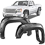 YITAMOTOR Fender Flares Kit Compatible with 2007-2013 GMC Sierra 1500 6.5' & 8' Bed (NOT for Short Bed), Textured Matte Black Finish Pocket Rivet Style