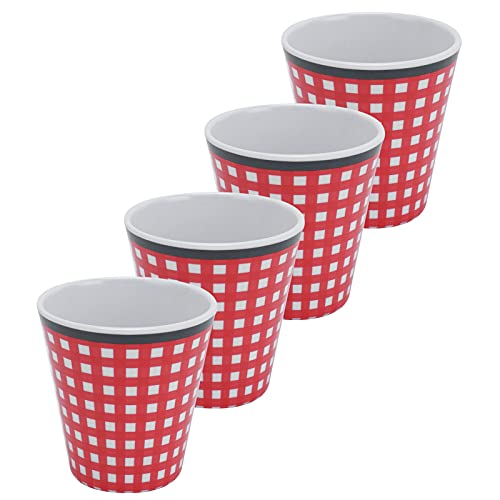 Juego de Tazas de Melamina de 4 Uds., Taza de Bebida de Melamina Original, para Estudiantes, Restaurante, Escuela, Restaurante de Cocina, Taza