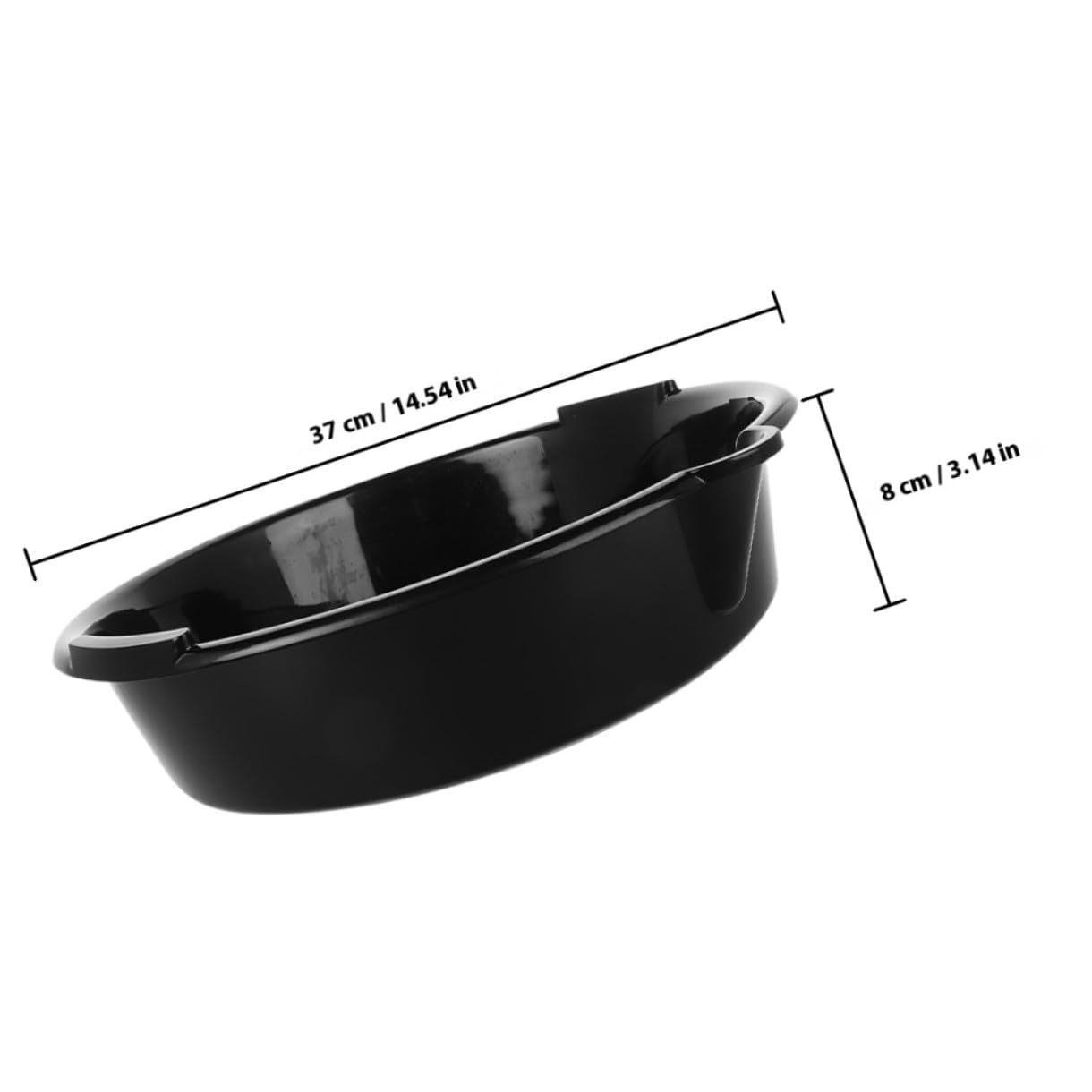 GLEAVI 2 Bandejas de Drenaje de Aceite Recipiente Versátil y Resistente de Plástico Reutilizables Color Negro para Mantenimiento de Coches y Equipos Mecánicos