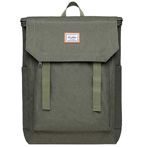 KAUKKO Casual and Stylish Backpack Multi-Use Backpack, Outdoor Backpack, Travel Laptop Backpack Fits 15 Inches, Green (KF14), Taille unique, daypack backpack