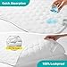 NICEMER Quilted Thicker Baby Changing Pad Liner 3 Pack, Waterproof Soft Non Slip Warm on Baby’s Back Diaper Change Mat Liner, Machine Washable Reusable Easy to Clean, Fit for Most Changing Table Pad