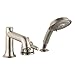 hansgrohe 04133820 Talis C 3-Hole Thermostatic Tub Filler Trim, Brushed Nickel