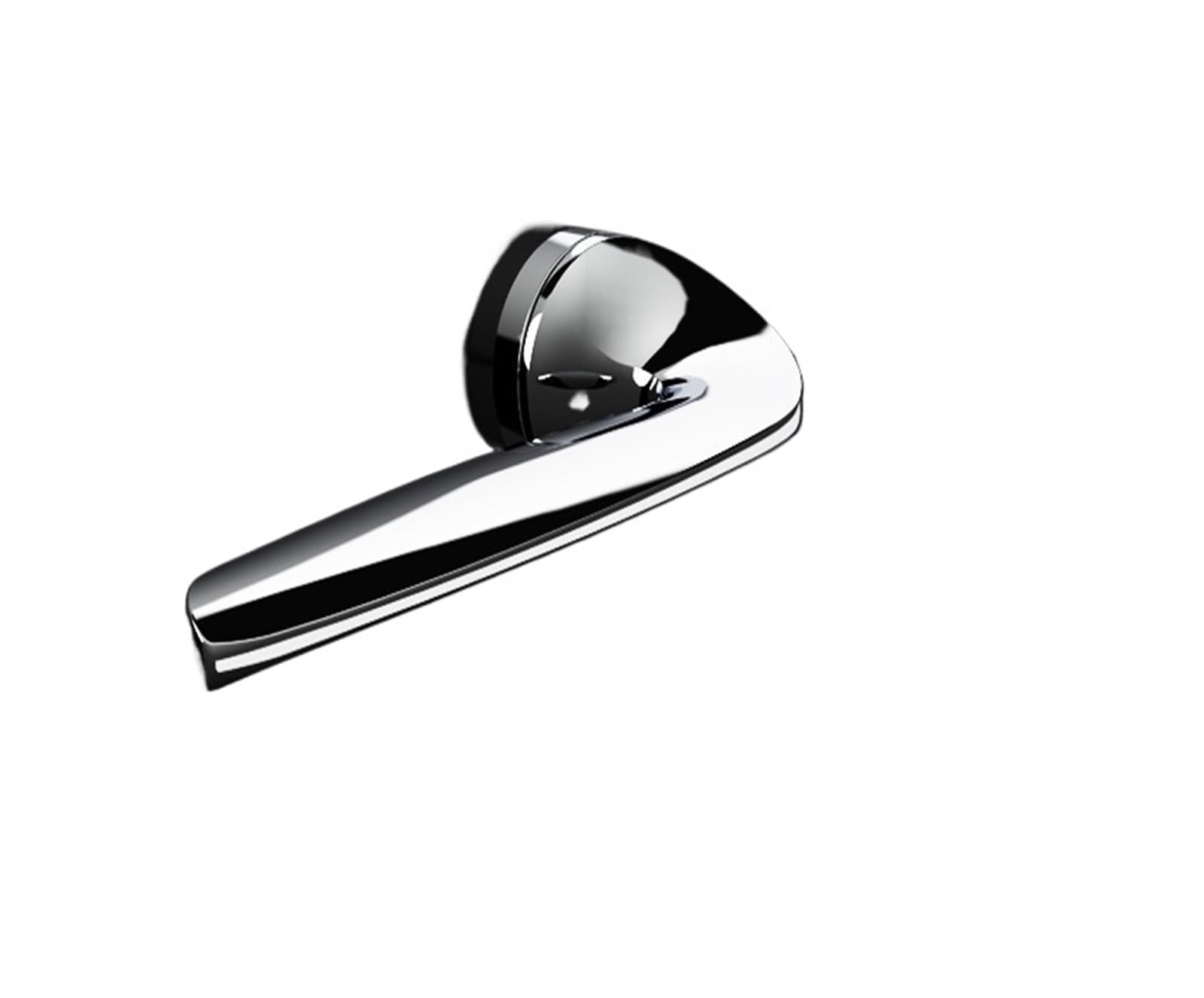 NYRXRYTCA Simple zinc Alloy Indoor Silent Split Lock Bedroom Door Bathroom Door Handle Household Wooden Door Handle(D31 S932 bright chrome silent)