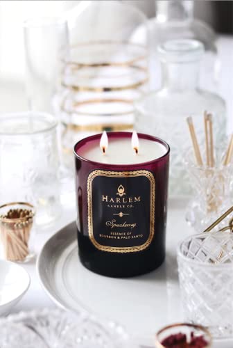 Harlem-Candle-Co-Speakeasy-Luxury-Candle-11-oz-Burgundy-Glass-Jar-Double-Wick-Soy-Wax-Gift-Box-Palo-Santo-Cardamom-Incense-Bourbon-Licorice-Tobacco-and-Pachouli-80-Hour-Burn Harlem Candle Co Speakeasy Luxury Candle 11 oz Burgundy Glass Jar Double Wick Soy Wax Gift Box Palo Santo Cardamom Incense Bourbon Licorice Tobacco and Pachouli 80 Hour Burn