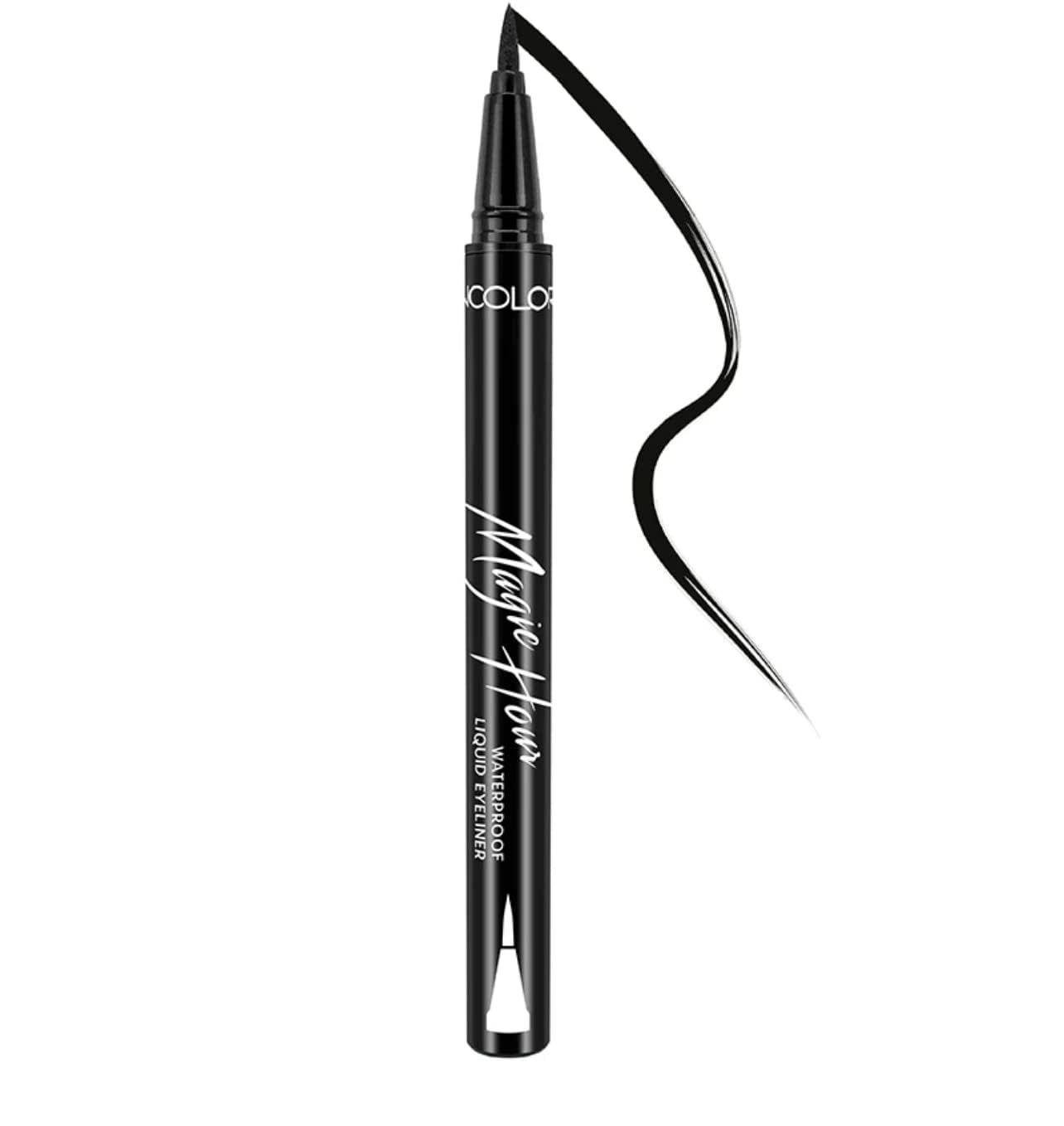 Kleancolor Magic Hour Waterproof Black Eyeliner Pen Felt-Tip Long-Lasting 1 Black