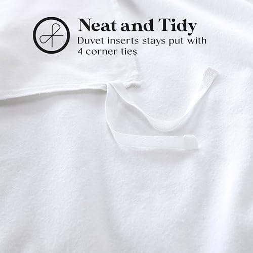 Image of Superior Rome Flannel Cotton Duvet Set, Soft Brushed Duvet Cover, Modern Farmhouse Bedding, Basics, Comforter or Duvet Insert Cover, Includes; Duvet Cover, Pillow Sham, Twin, Solid White