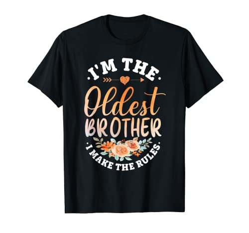 Image of I'm The Oldest Brother I Make The Rules Big Brother T-Shirt