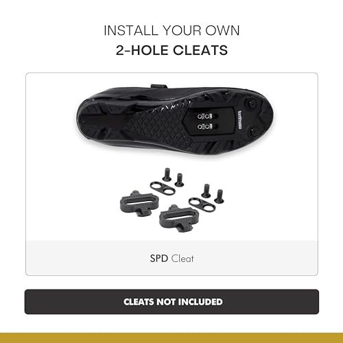 Tommaso Montagna Men’s Mountain Bike Shoes for SPD Pedals – Gravel & Trail Cycling Shoes – Compatible with SPD Cleats – No Cleats Included3