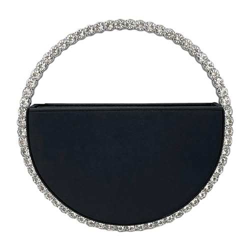 Elegant Round Evening Bag Fashion Handbag For Women With PU Leather Top Handle Bag for Wedding Party