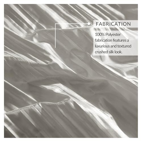 Elrene 26865855173 Home Fashions Athena Faux Crushed-Silk Window Curtain Panel And Valance Set thumb #5