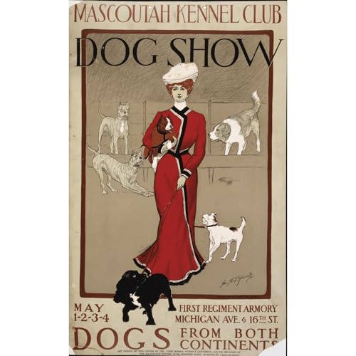 Impression sur toile Mascoutah Dog Show 76x101 cm