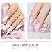 LIFKOME Decorative Nail Charms Colorful Nail Art Studs 1 Box Crystal Rhinestone DIY Manicure Accessories