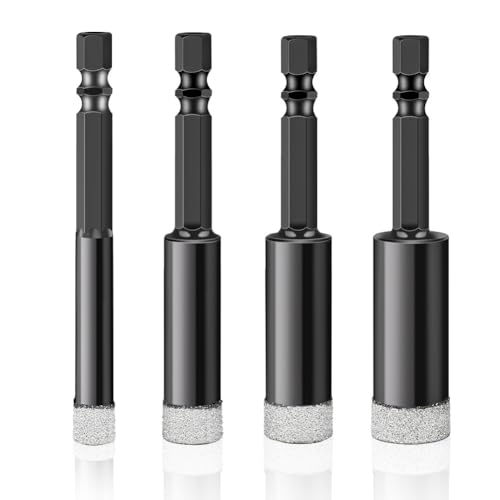 Set de 4 Brocas de Diamante para Porcelanato 6-12 mm