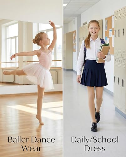 Image of leg elegant Ballet Footed Dance Tights for Toddler and Kids Girls 50D