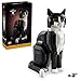 LEGO Ideas Tuxedo Cat - Building Sets for Adults, Ages 18+ - DIY Crafts Kit for Home Decor, Living Room or Bedroom - Gift for Christmas - 21349