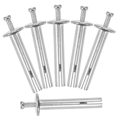 MAGICLULU 10pcs Cement Anchors for Concrete Heavy Duty Drive Nail Expansion Wall Installation Nails Concrete Wall Anchor Fixings 8x50mm