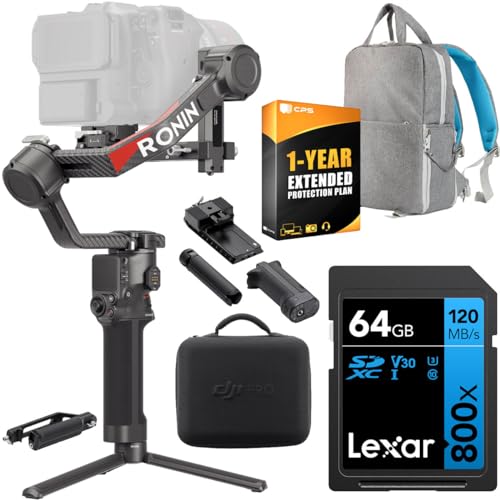 DJI RS 4 Pro, 3-Axis Gimbal Stabilizer for DSLR and