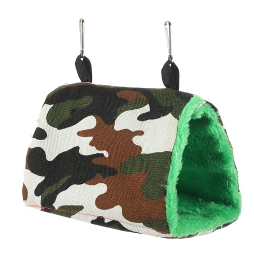 Abaodam Cozy Winter Bird Hammock Nest Hanging Parrot Bed for Relief Security Breathable Design for Birds for Bird Cages Comfortable Sleeping Habitat