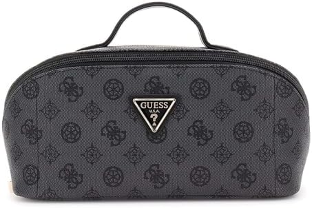 GUESS Neceser Wilder Cosmetic Travel Bag Charcoal Gris Oscuro