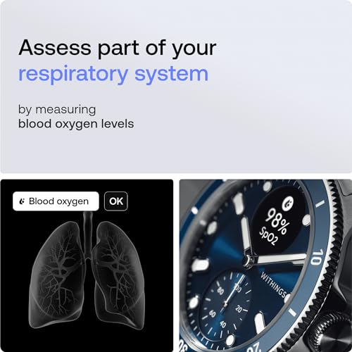 WITHINGS Scanwatch Nova - Heart Health Hybrid Smart Watch for Men & Women - SPO2, Temperature Monitoring, Sleep, Respiratory Health, Cycle Monitoring, 30-day Battery Life, Apple iOS/Android by Withings - Image 5