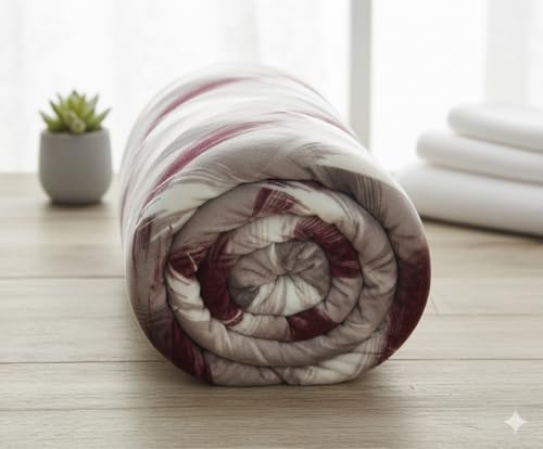 Image of Florida Printed Flannel Blanket, 290 GSM Ultra-Soft All-Season AC Blanket (Double, Gradient)