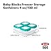 OXO Tot Baby Blocks Freezer Storage Containers Teal (4 Oz)