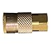 Milton Industries S-785 Compression Coupler, T-Style, Female, 1/4-In. NPT - Quantity 10