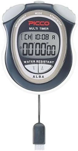 Amazon セイコー Seiko Albapiccomultitimerブラック Adme001 Seiko セイコー ストップウォッチ