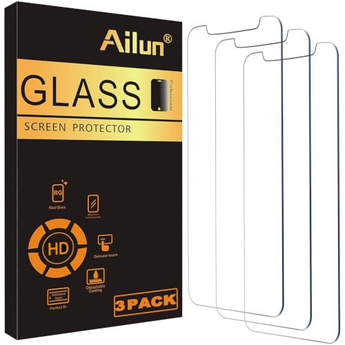 Ailun Glass Screen Protector for iPhone 12/iPhone 12 Pro 2020 6.1 Inch 3 Pack Tempered Glass