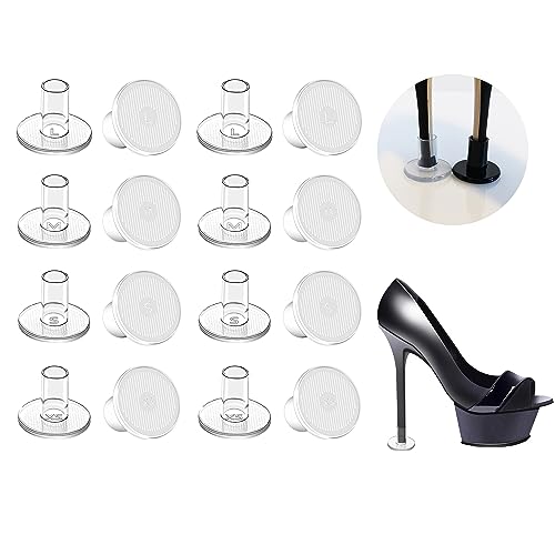Image of Heel Protectors Heel Caps for High Heels Boot Heel Replacement for Women Walking on Grass Non-Slip Heel Covers