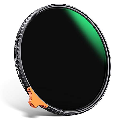 K&F Concept Nano-X 77mm ND Filter Variabler Graufilter ND2-400 (1-9 Stop) Vario ND Filter mit Filtertasche – Bild 3