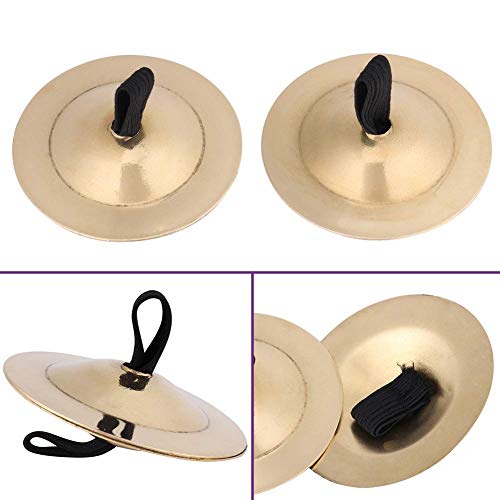 1 Paar fingerzimbeln, Bauchtanz, Zills, Messing, tibetisches Tingsha-Becken, Yoga, spirituell, buddhistisch, Hand-Percussion-Instrument - Image 6