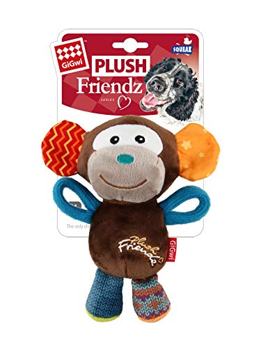 Juguete Mordible Peluche Mono para Perro Gigwi miniatura 7