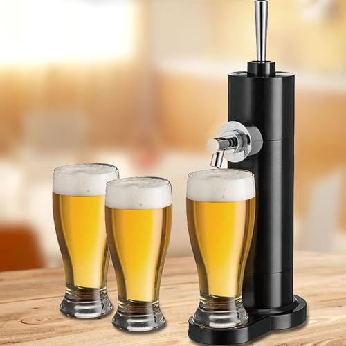 Dispensador de cerveza portátil con generador eléctrico de espuma para los amantes de la cerveza de barril en el hogar