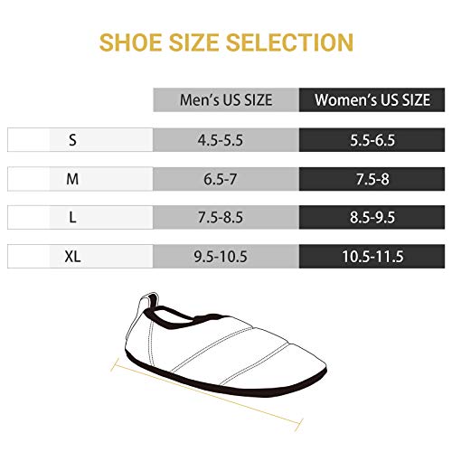 KingCamp Women's Mens Warm Camping Portable Soft Winter Unisex Slippers for Indoor Outdoor KA21043