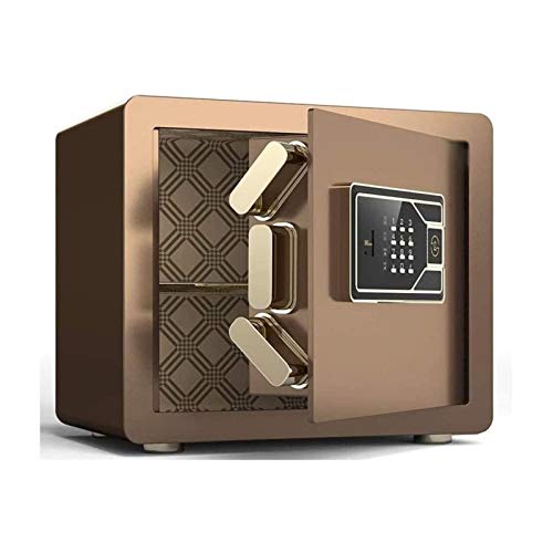 Safes For Home Digital Security Safe Box Wall Safe Lock Box Cash Strongbox Wall-In Style With Number Keys Emergency Lock Safe (Color : Brown) #TOP5