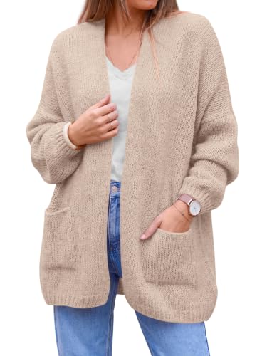 KIRUNDO Cardigan Sweaters for Women 2026 Fall Clothes with Pockets - image 1