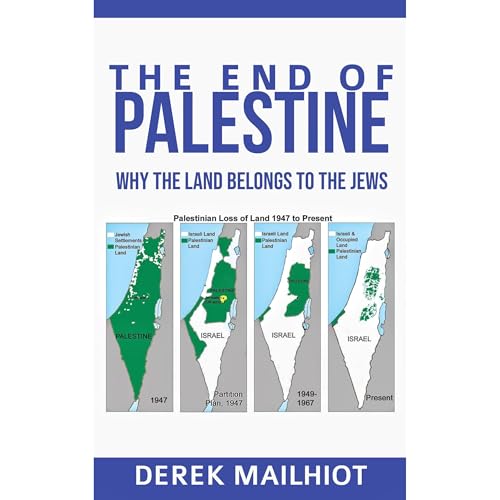 The End Of Palestine: Why The Land Belongs To The Jews Audiolibro Por Derek Mailhiot arte de portada
