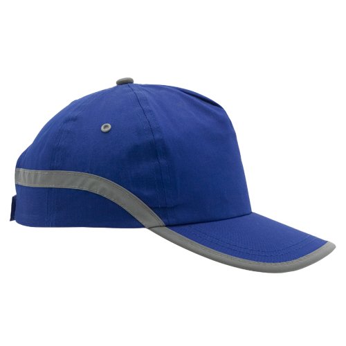 Generico Casquette haute visibilité Bandes catde sécurité travail Chapeau homme, bleu, Taille Unique