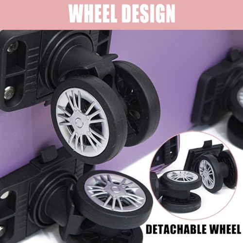 Portable Rolling Luggage Bag Foldable Dry Wet Separation Travel Duffle Handbag4