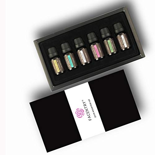 Lurrose 6 peças 10ml Óleo Essencial Orgânico Natural Feminino Perfume Terapêutico Óleo Essencial Ret